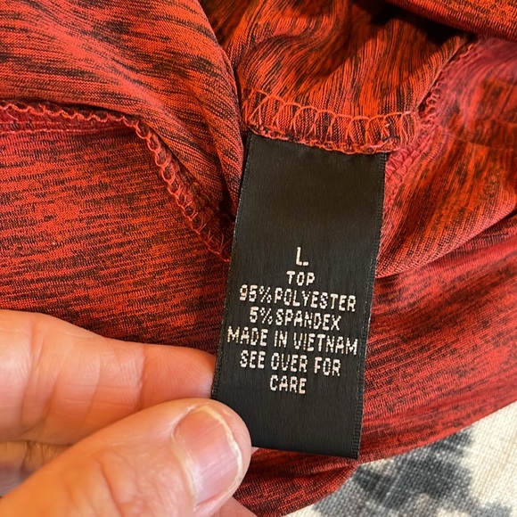 AB Studio Blousey Top Womens Large - Picture 9 of 9